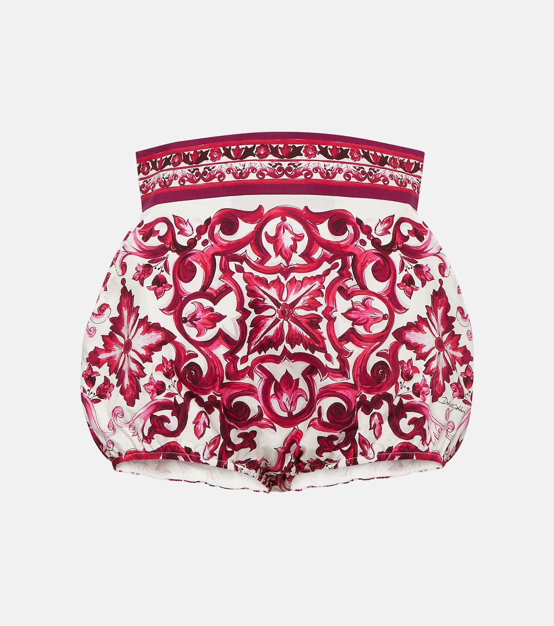 Shorts Majolica in cotone | Dolce&Gabbana