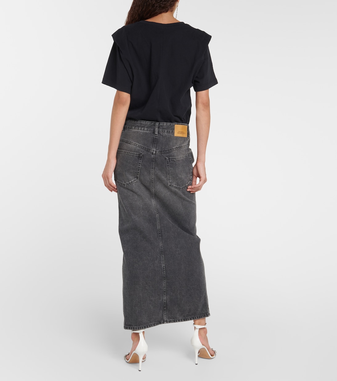 Jupe longue Vinea en jean | Isabel Marant