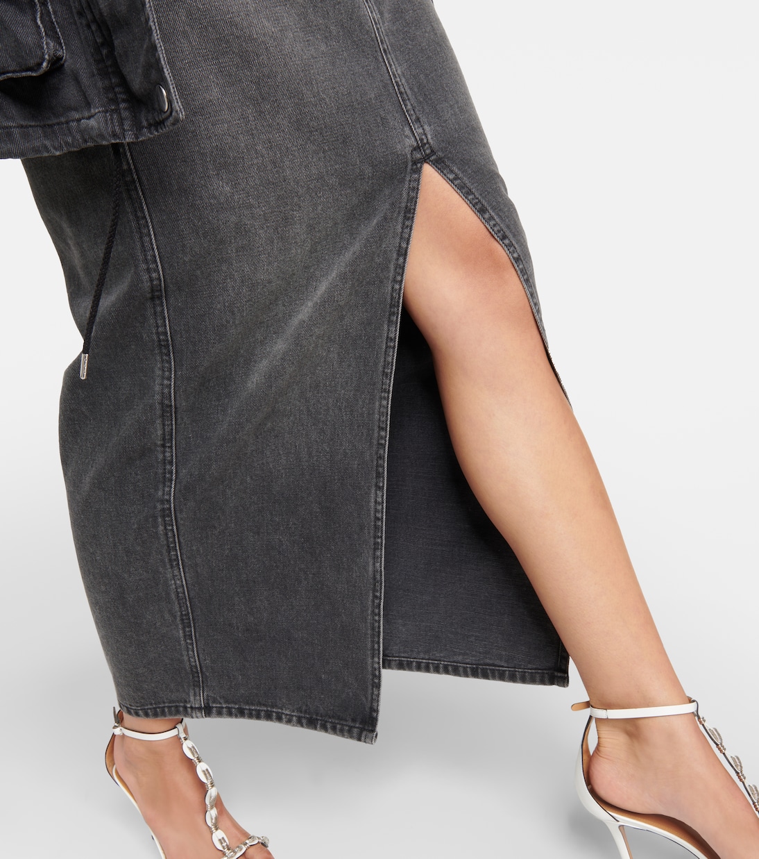 Jupe longue Vinea en jean | Isabel Marant