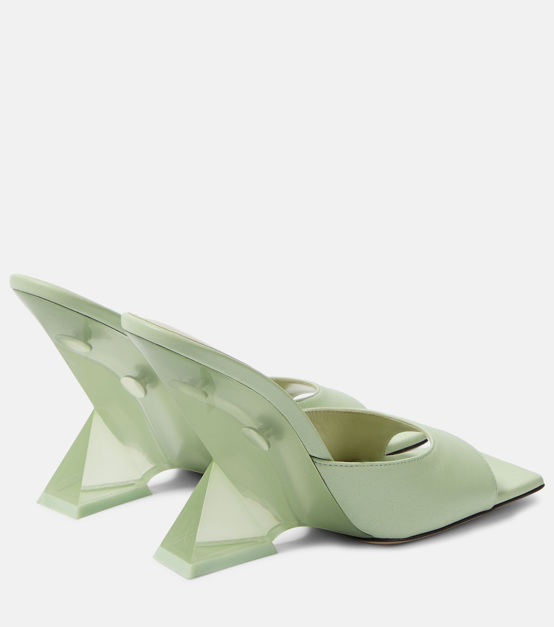 Pantoletten Cheope aus Leder | The Attico