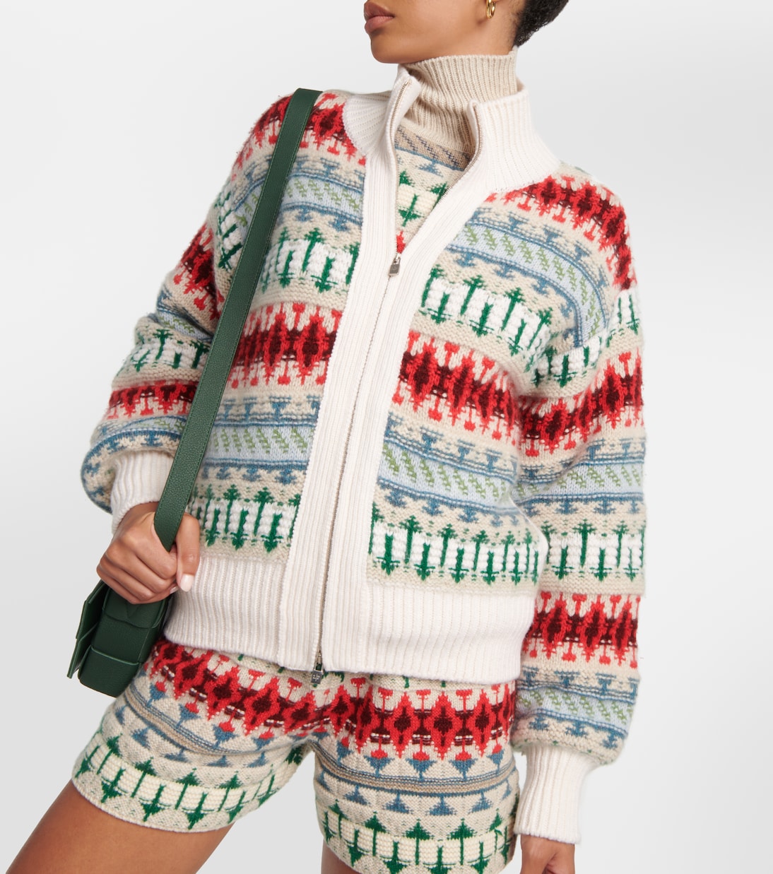 Sudadera con Cremallera en Cachemir de Lujo para Jóvenes