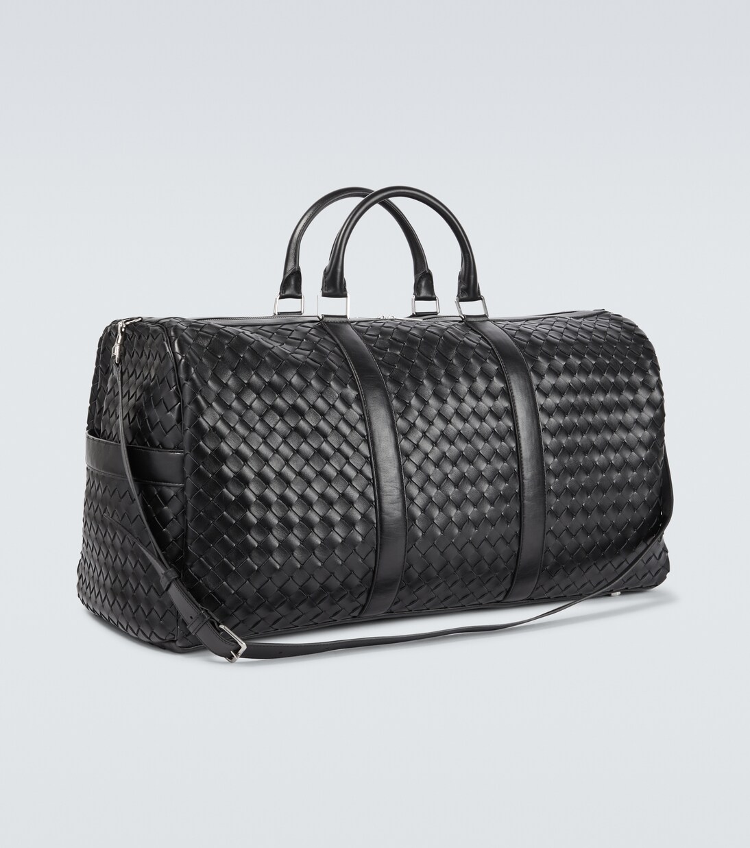 Large Intrecciato leather duffel bag | Bottega Veneta