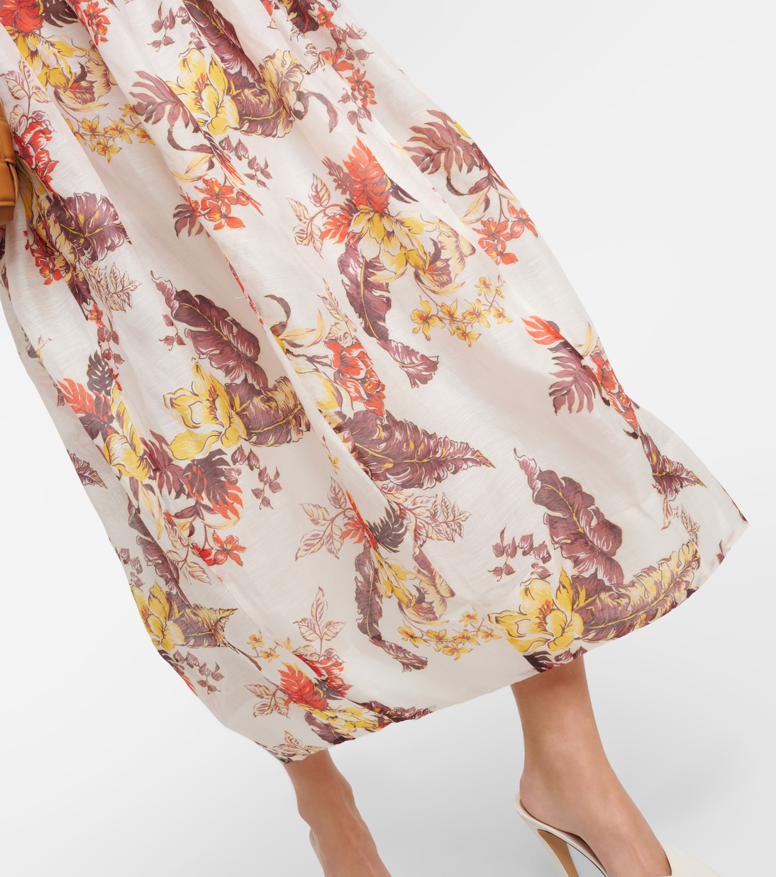 Matchmaker embellished floral midi dress | Zimmermann