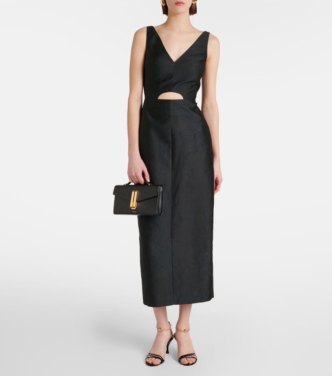 Abito midi Illyse con cut-out | Emilia Wickstead