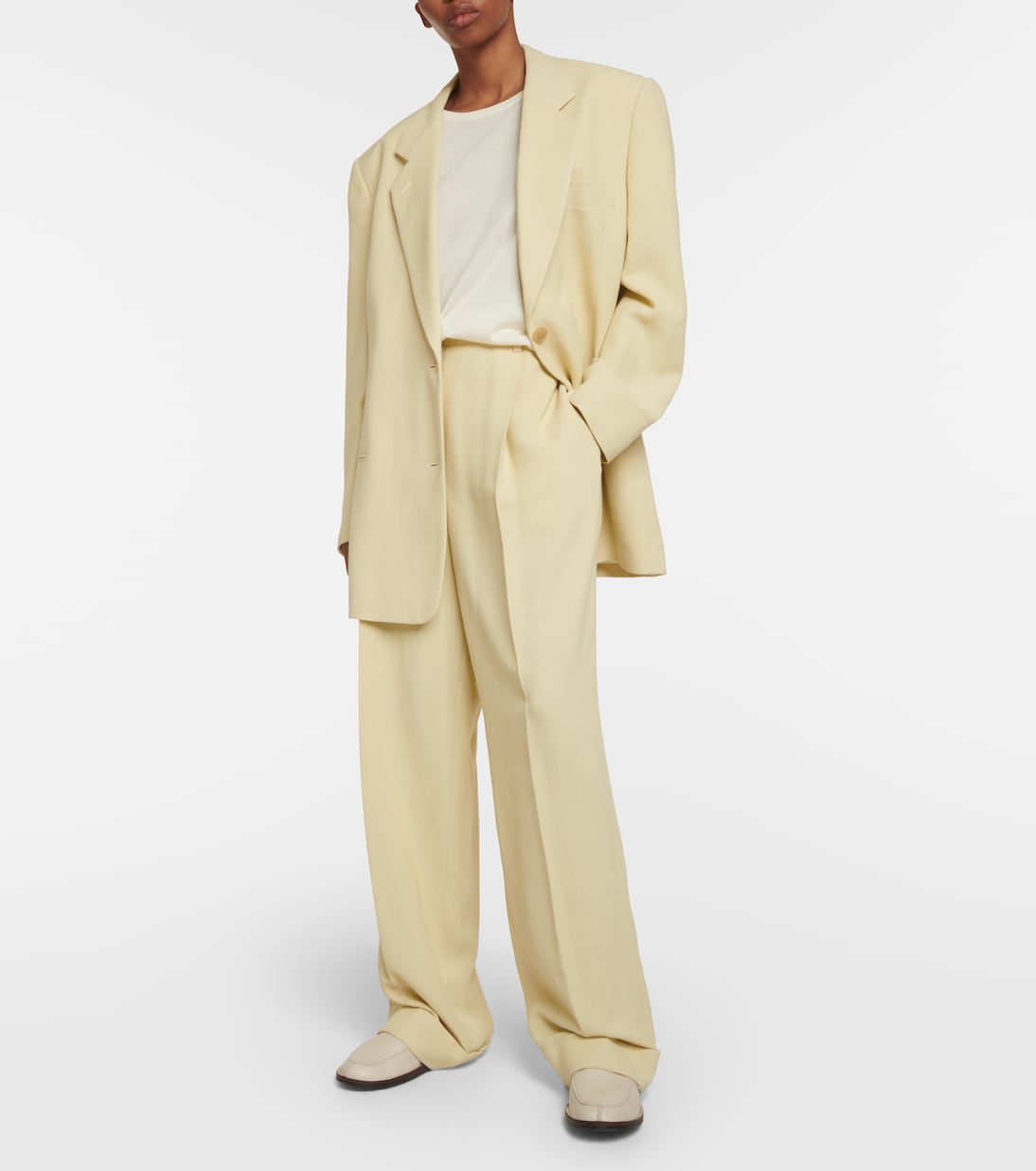 Pantalon ample Tor en crêpe | The Row