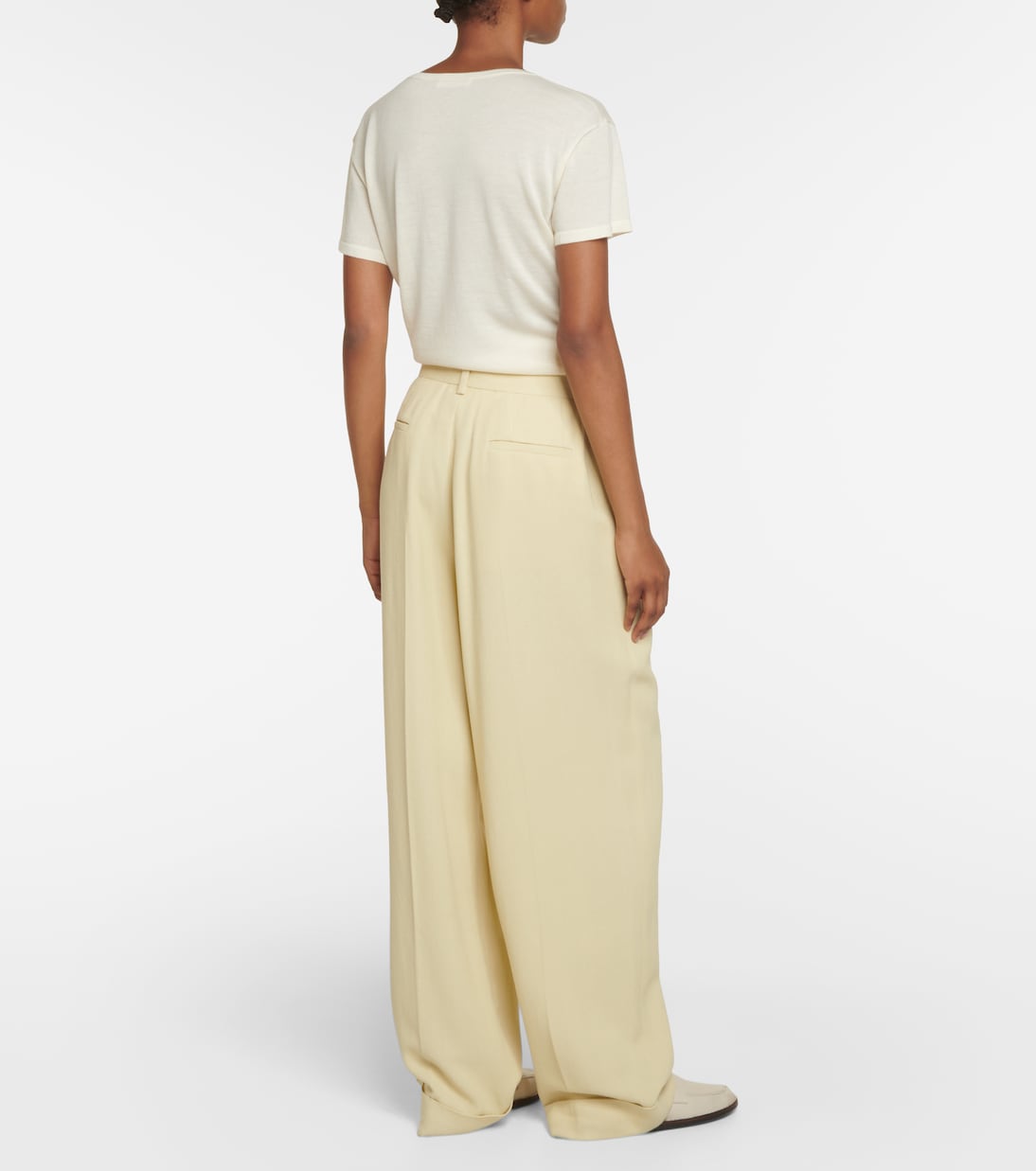 Pantalon ample Tor en crêpe | The Row