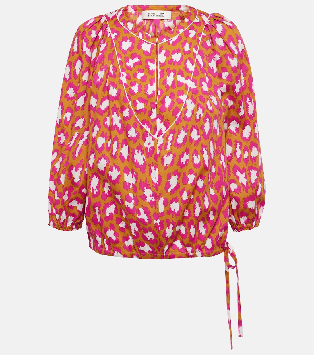 Top Juliette in misto cotone con stampa | Diane von Furstenberg