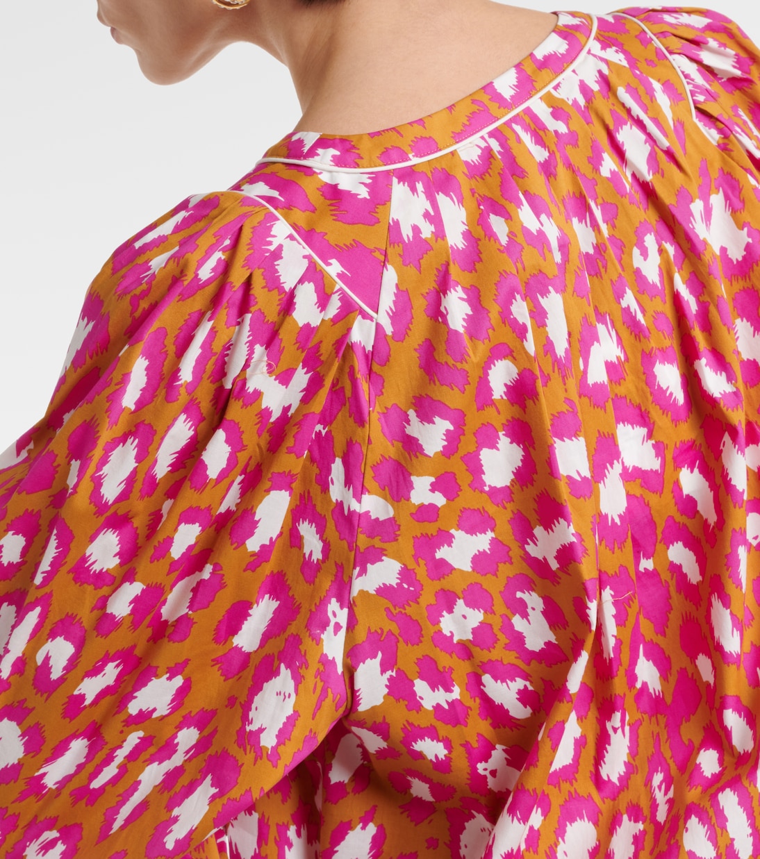 Top Juliette in misto cotone con stampa | Diane von Furstenberg