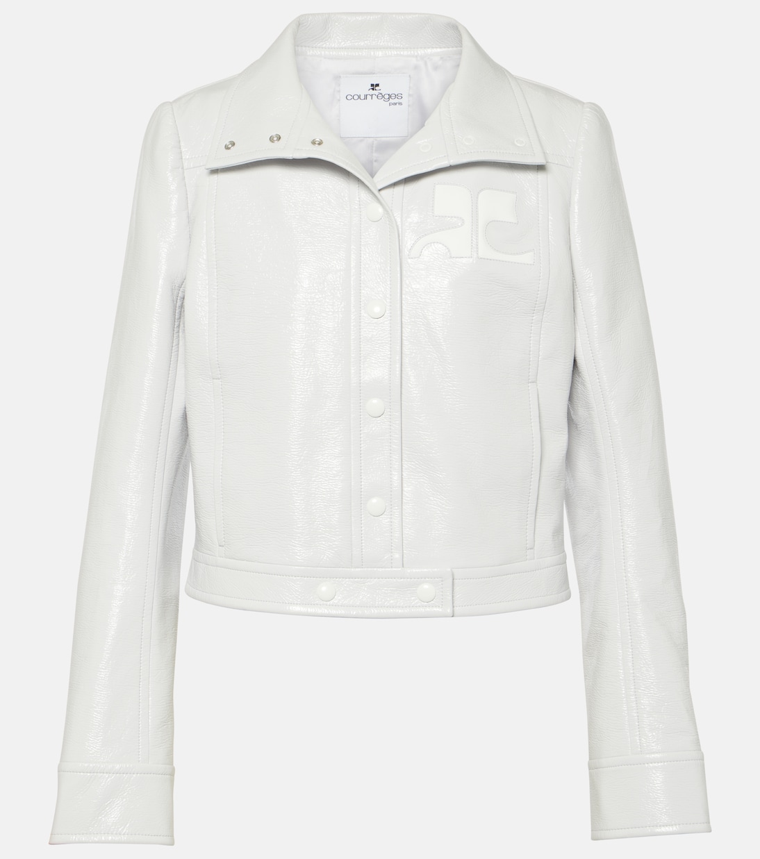 Chaqueta Iconic de vinilo con logo | Courrèges