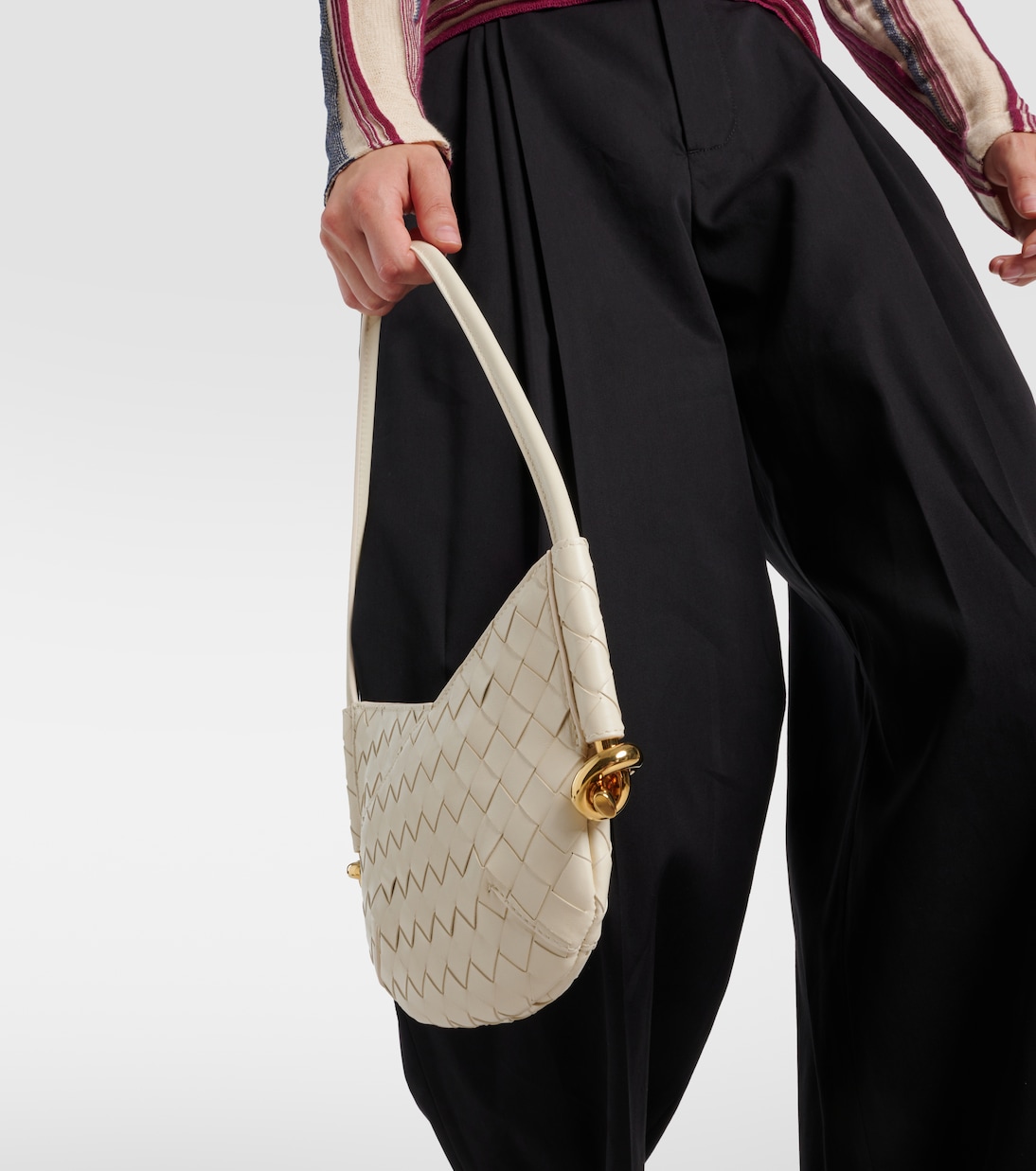 Schultertasche Solstice Baby aus Leder | Bottega Veneta