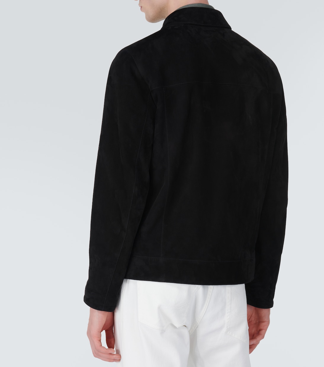 Suede blouson jacket | Brioni