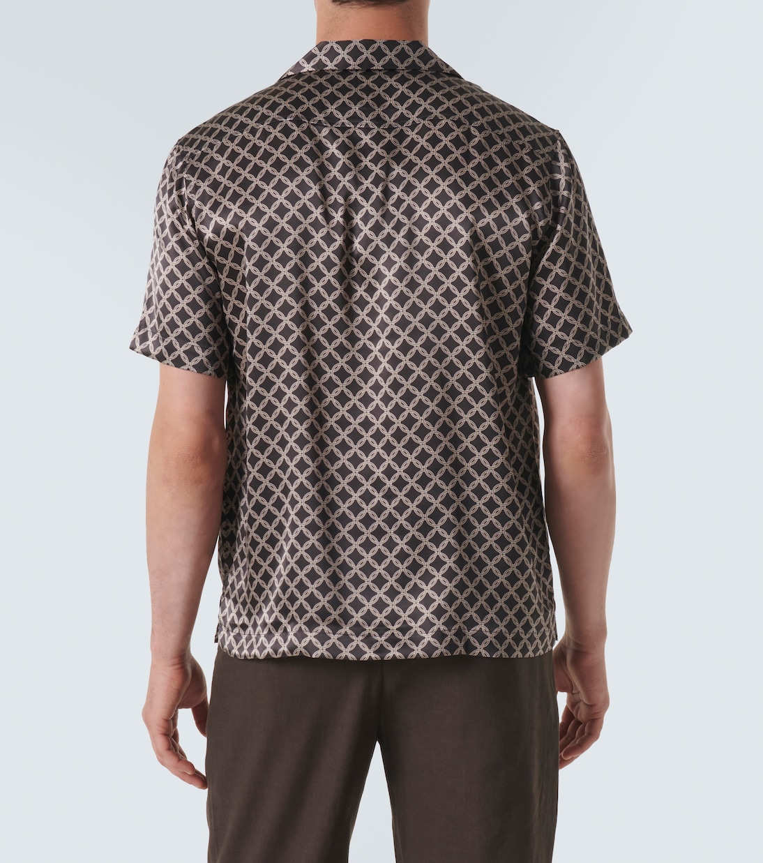 Camicia bowling Roberto in seta con stampa | Frescobol Carioca