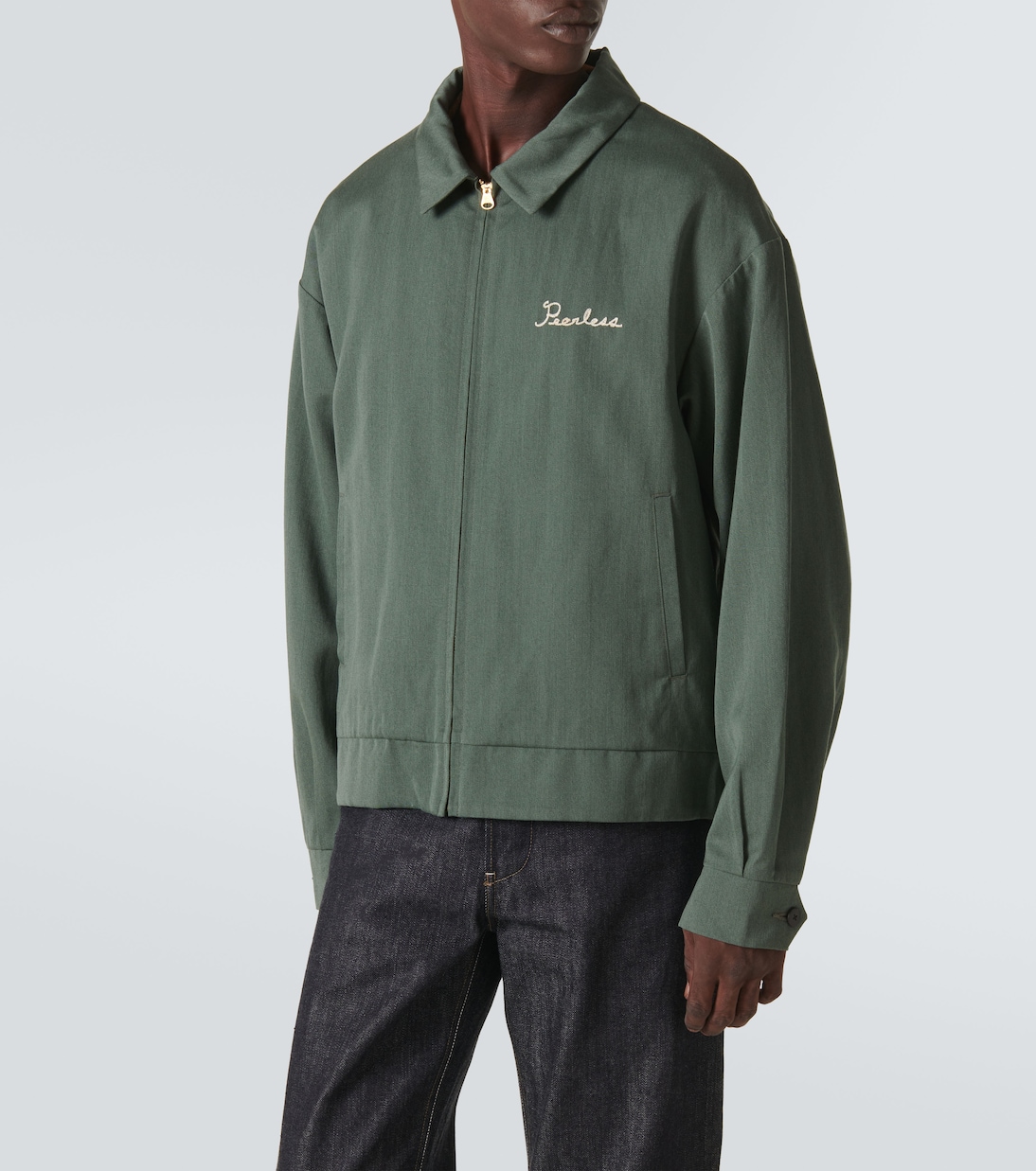 Alcan wool and linen satin jacket | Visvim