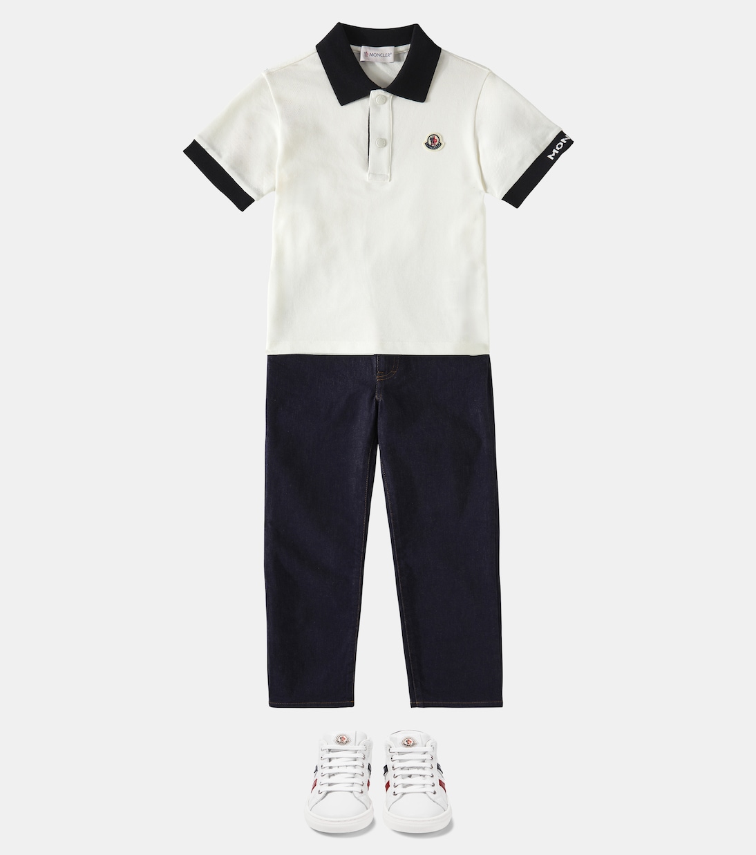 Polo in piqué di cotone | Moncler Enfant
