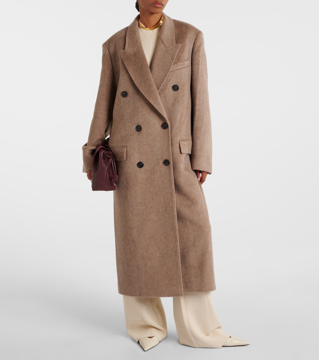 Trenchcoat Lilas aus Wolle | Joseph