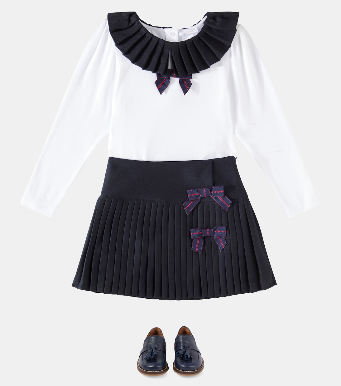 Top e gonna a pieghe | Patachou