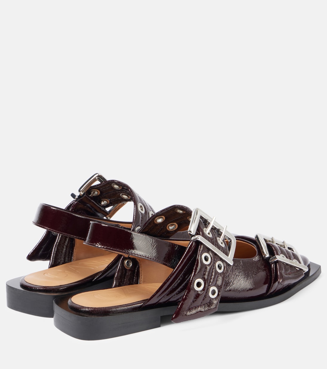 Slingback flats | Ganni