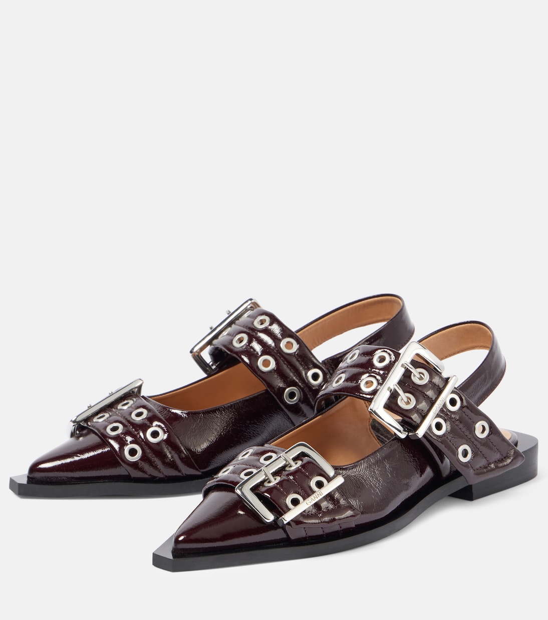 Slingback flats | Ganni