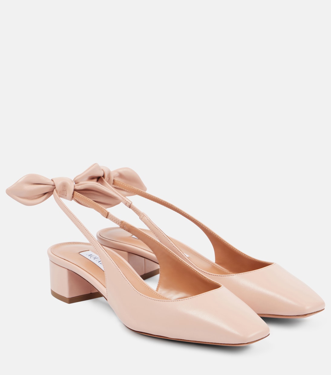 Pumps slingback Very Bow Tie 35 in pelle | Aquazzura