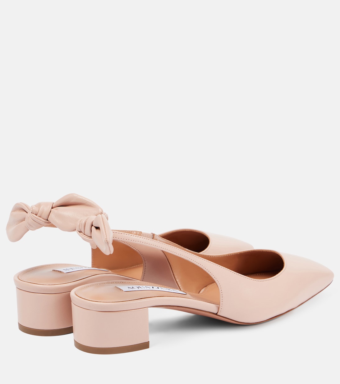 Pumps slingback Very Bow Tie 35 in pelle | Aquazzura