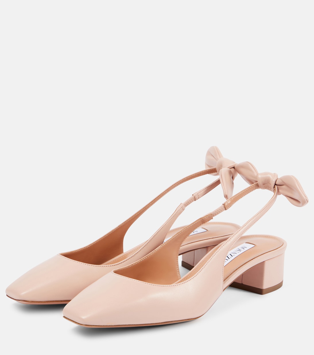 Pumps slingback Very Bow Tie 35 in pelle | Aquazzura