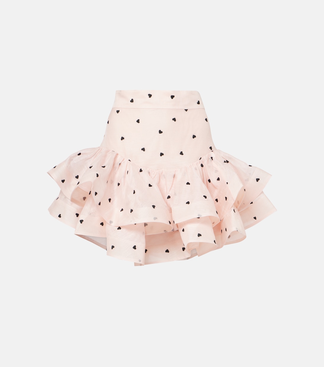 Minigonna Crush Flip in lino e seta | Zimmermann