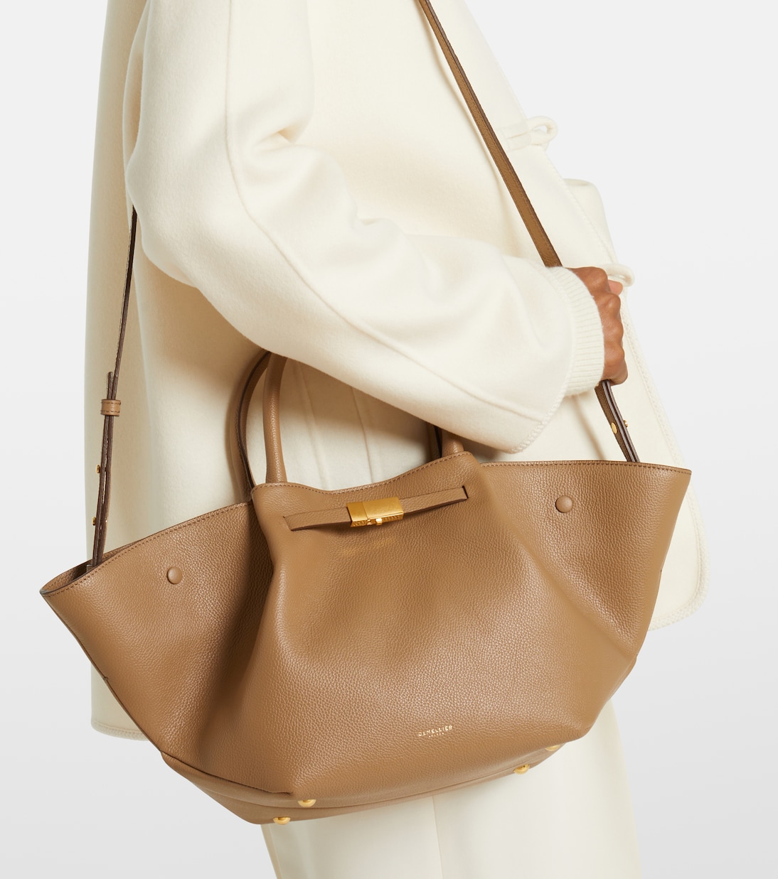 Midi New York leather shoulder bag | DeMellier