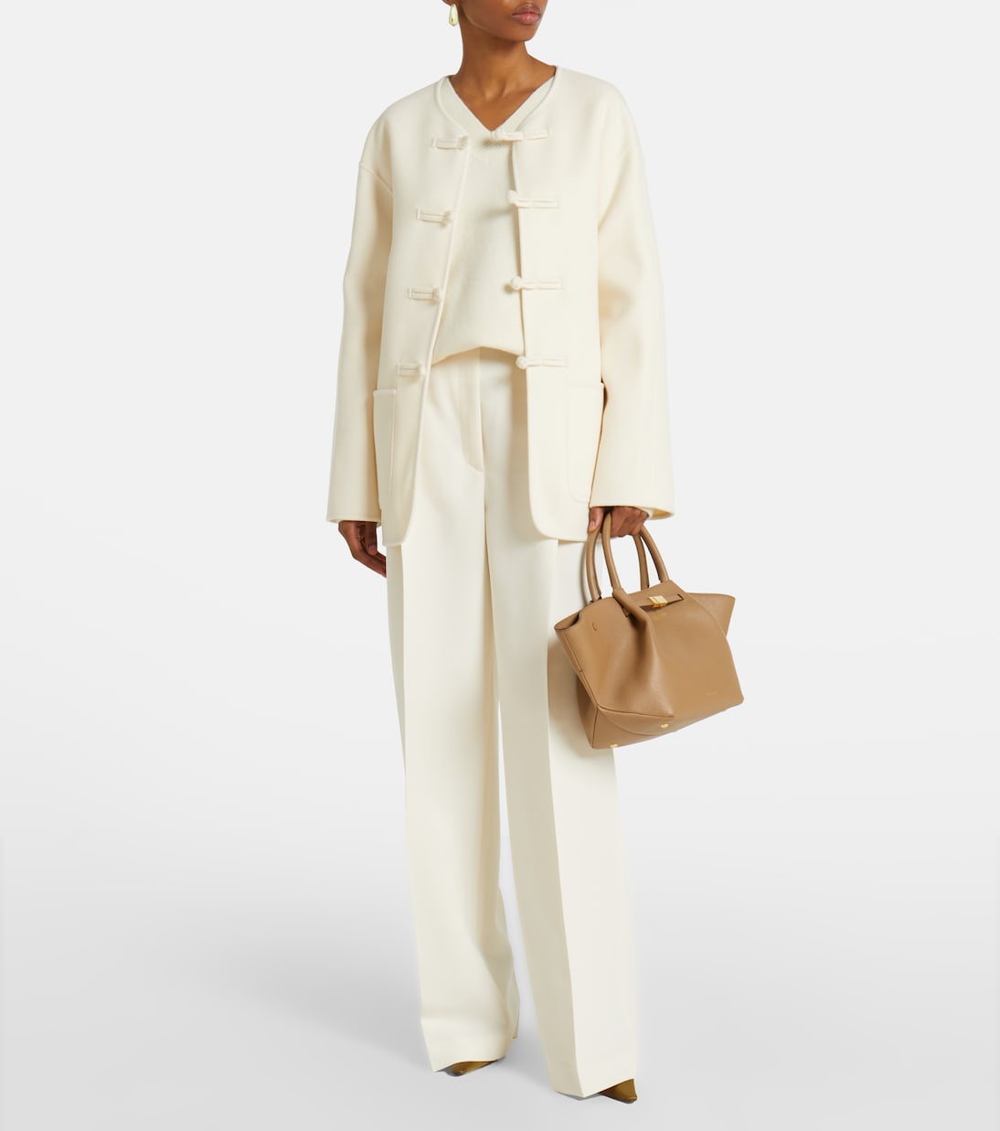 Midi New York leather shoulder bag | DeMellier