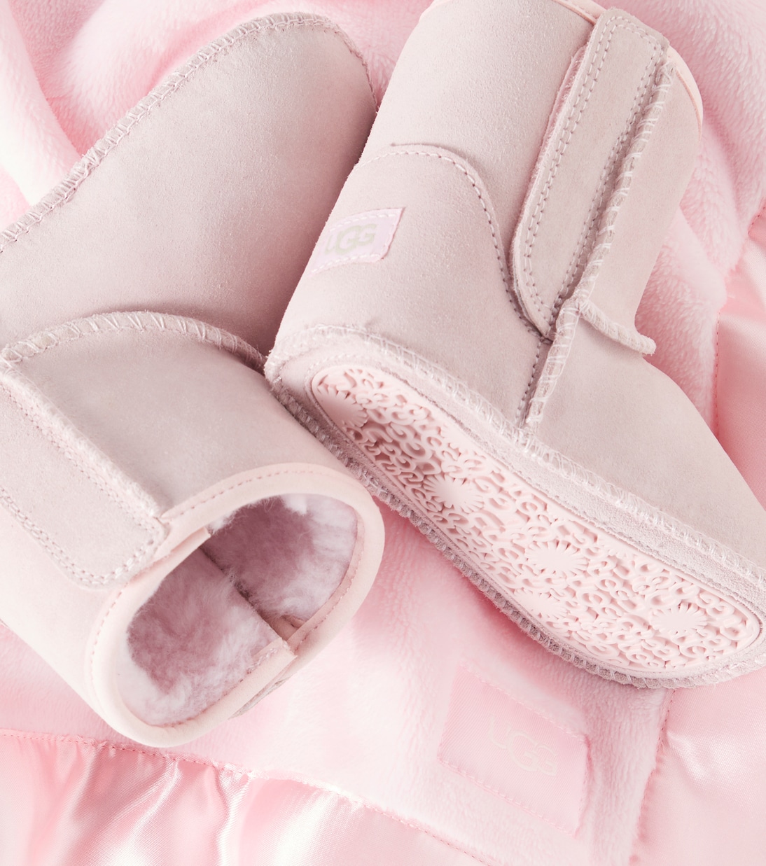 Bébé – Set bottes et couverture en cuir | UGG Kids