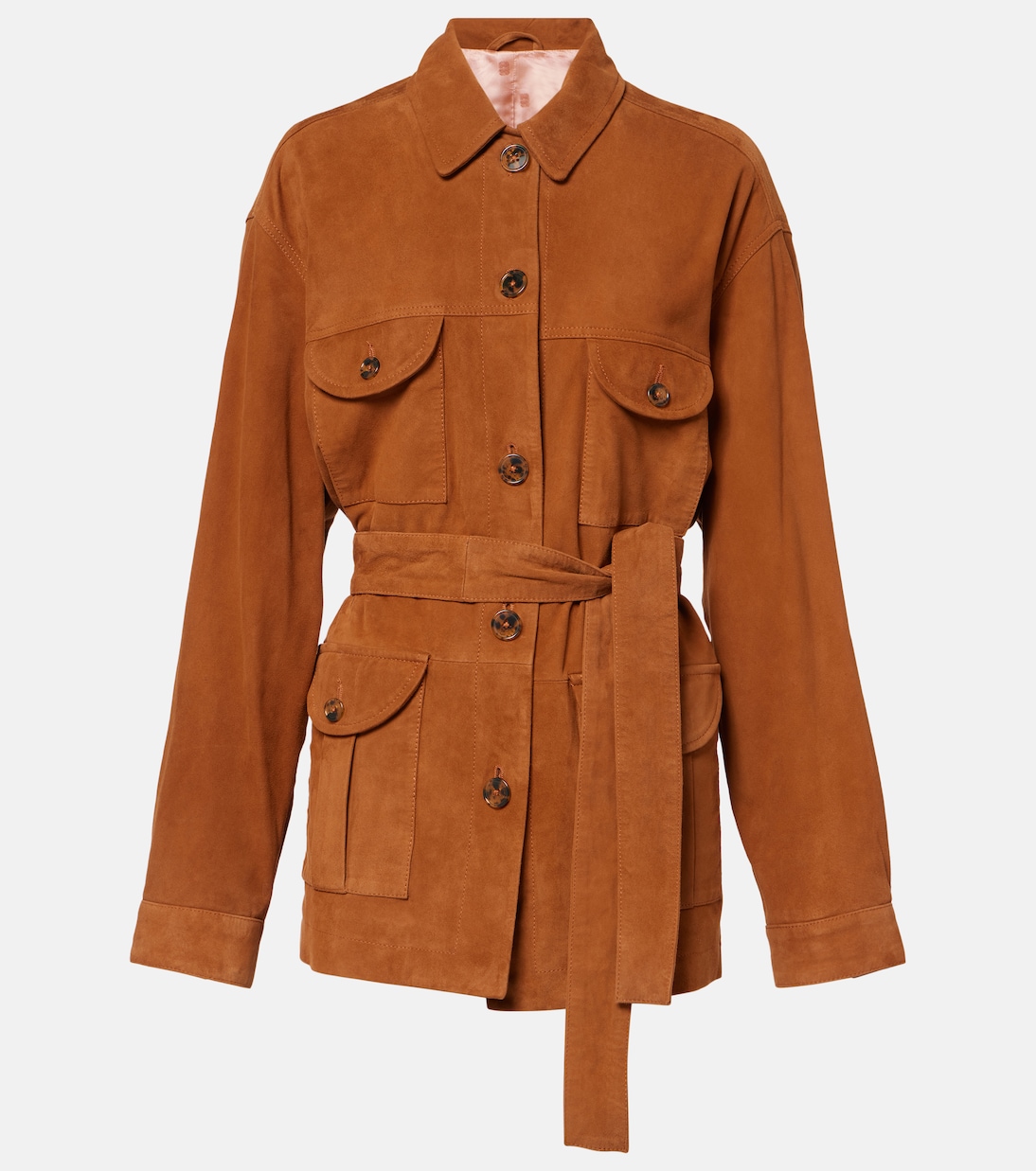 Viva Sahariana belted suede jacket | Blazé Milano