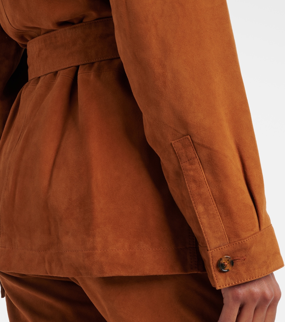 Viva Sahariana belted suede jacket | Blazé Milano