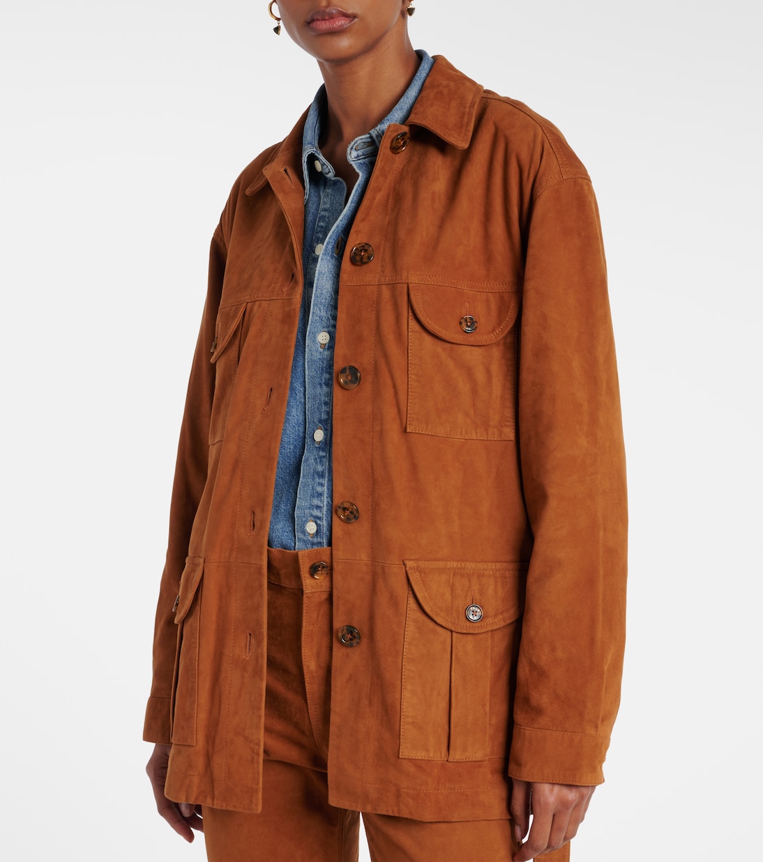 Viva Sahariana belted suede jacket | Blazé Milano