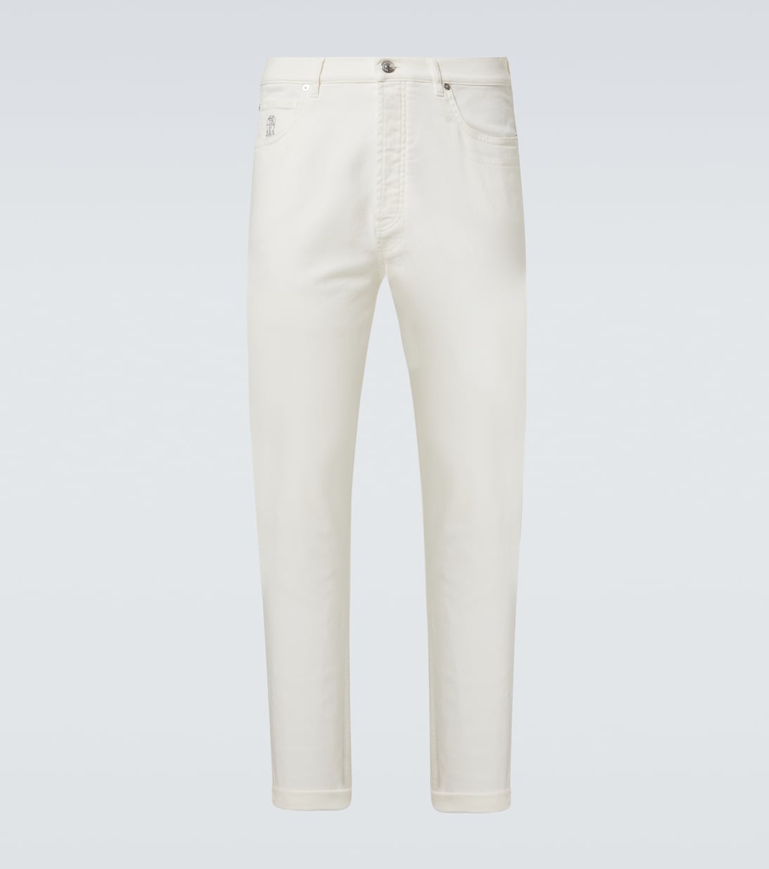 High-Rise Slim Jeans | Brunello Cucinelli