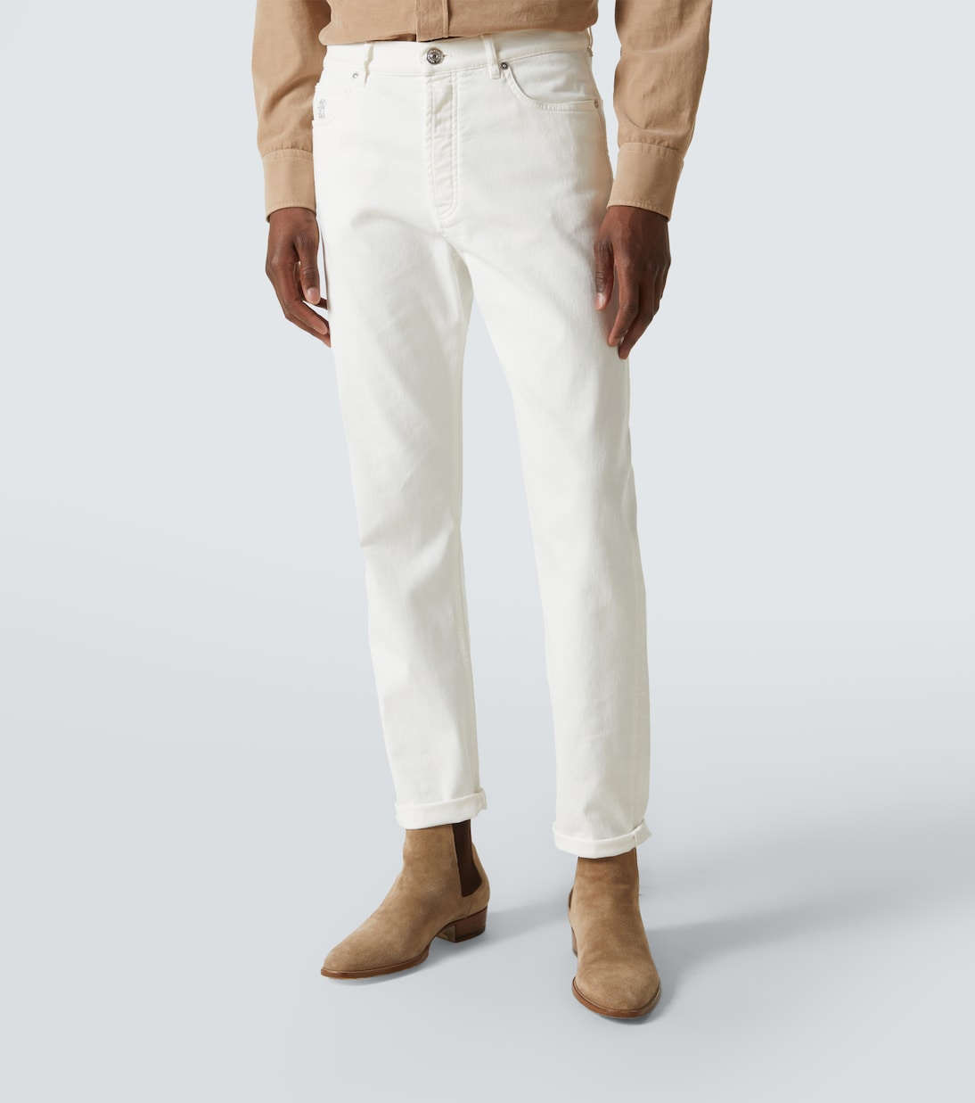 High-Rise Slim Jeans | Brunello Cucinelli