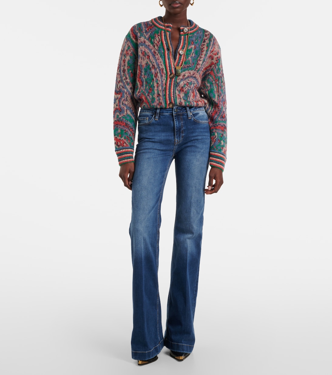 High-Rise Flared Jeans Tropea | AG Jeans
