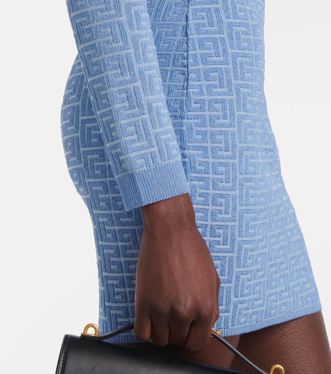 Cardigan in lamé con monogramma | Balmain