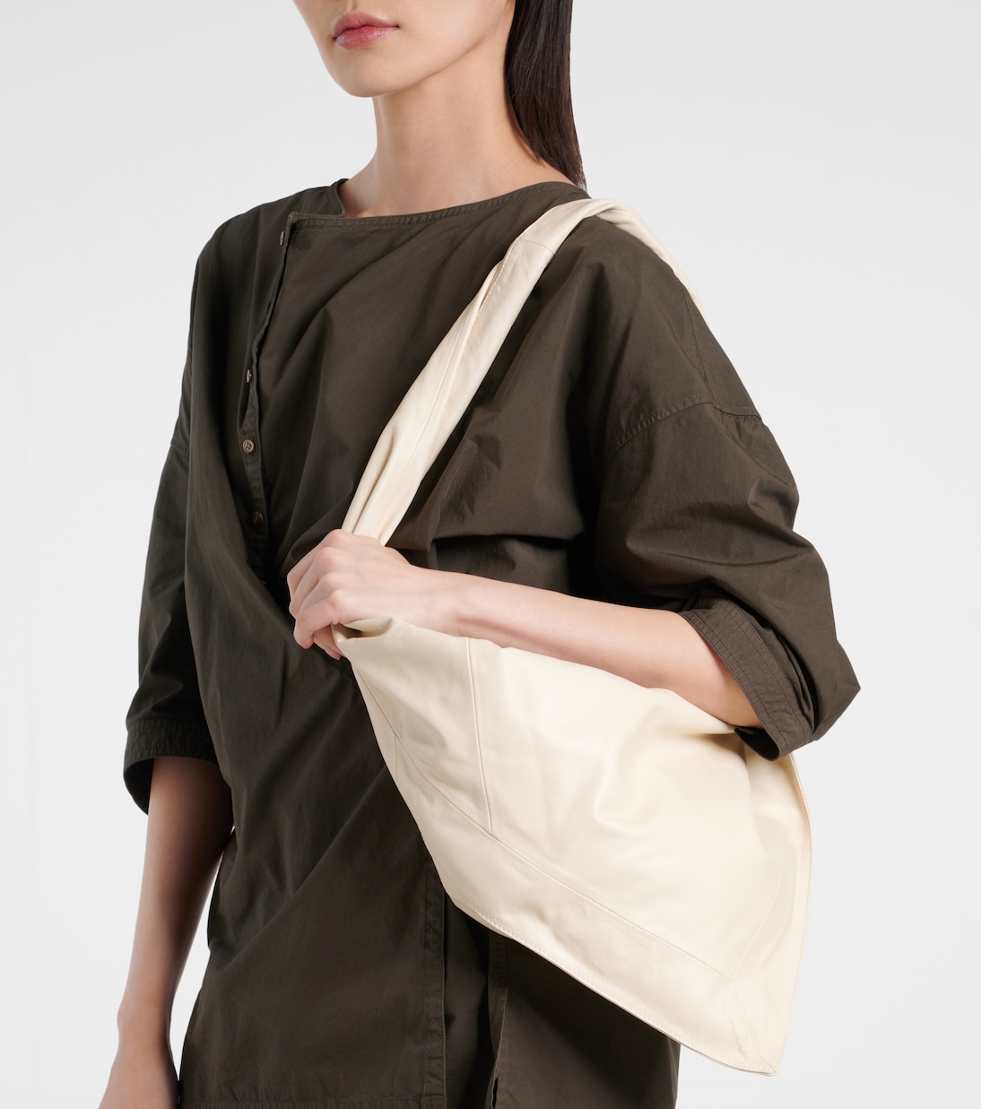 Borsa a spalla Scarf Small in pelle | Lemaire