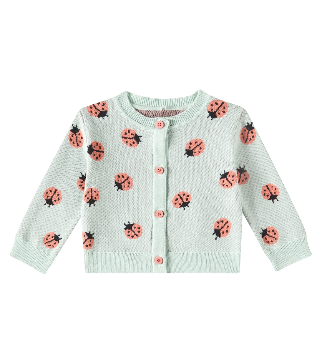 Bebé - cárdigan de algodón en jacquard | Stella McCartney Kids