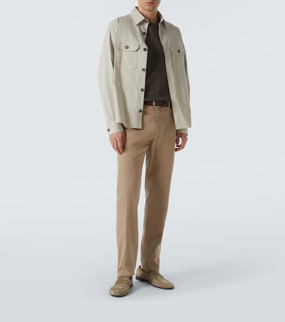 Pantalones slim en mezcla de algodón | Zegna