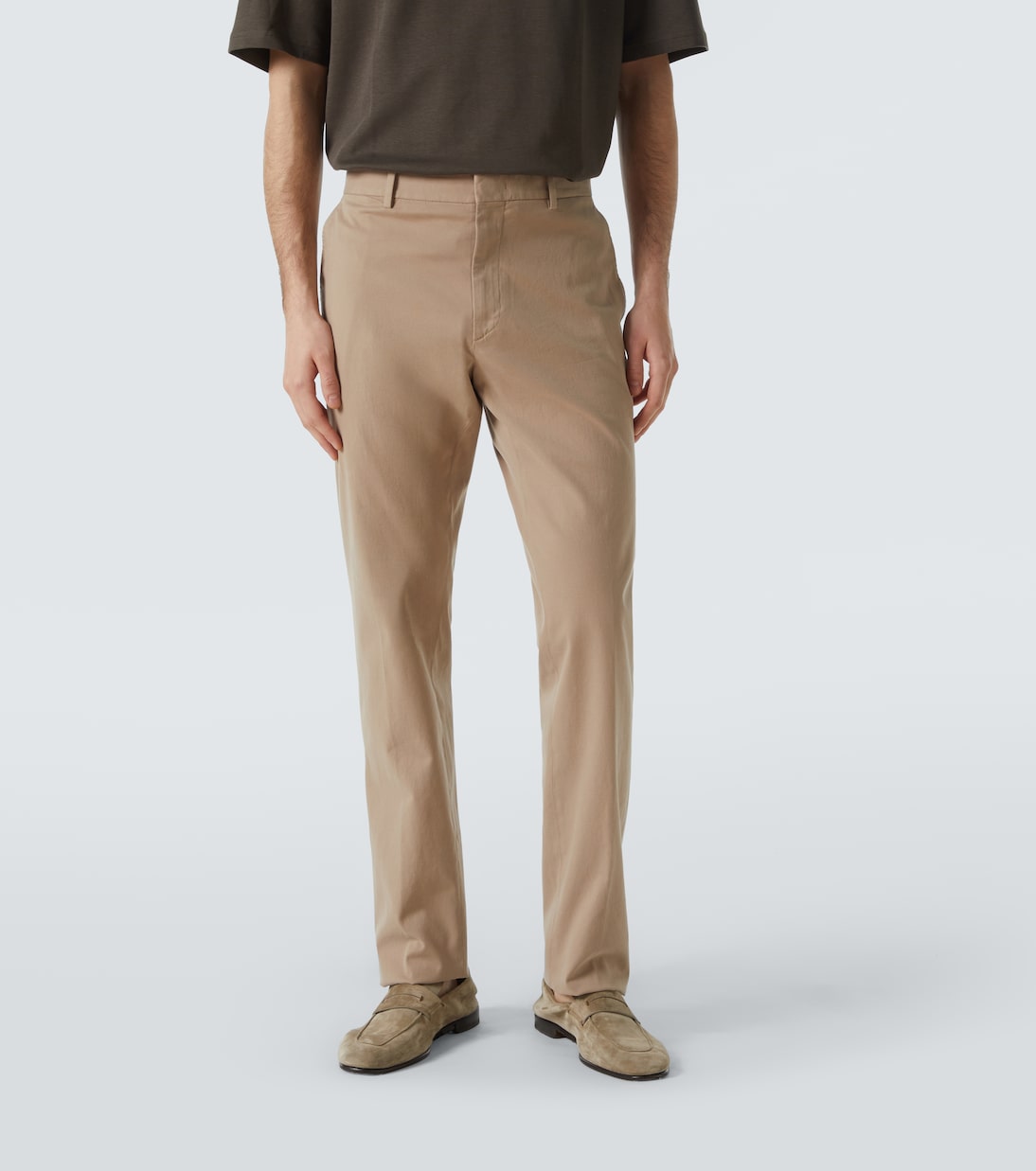 Pantalones slim en mezcla de algodón | Zegna
