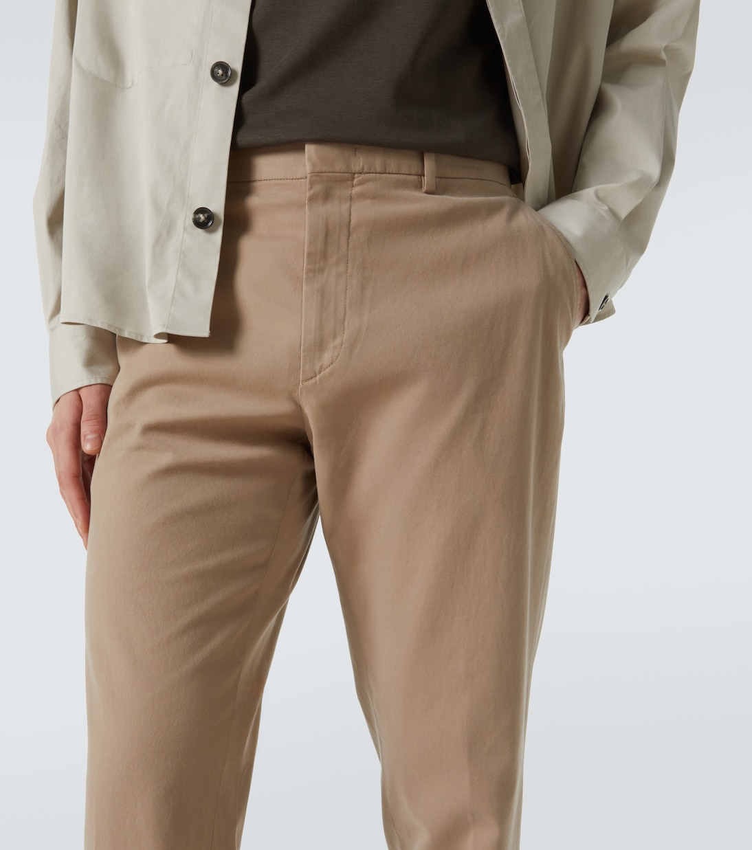 Pantalones slim en mezcla de algodón | Zegna