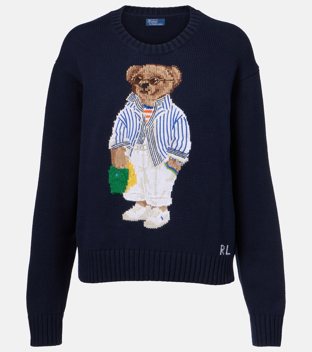 Jersey Polo Bear de algodón en intarsia | Polo Ralph Lauren
