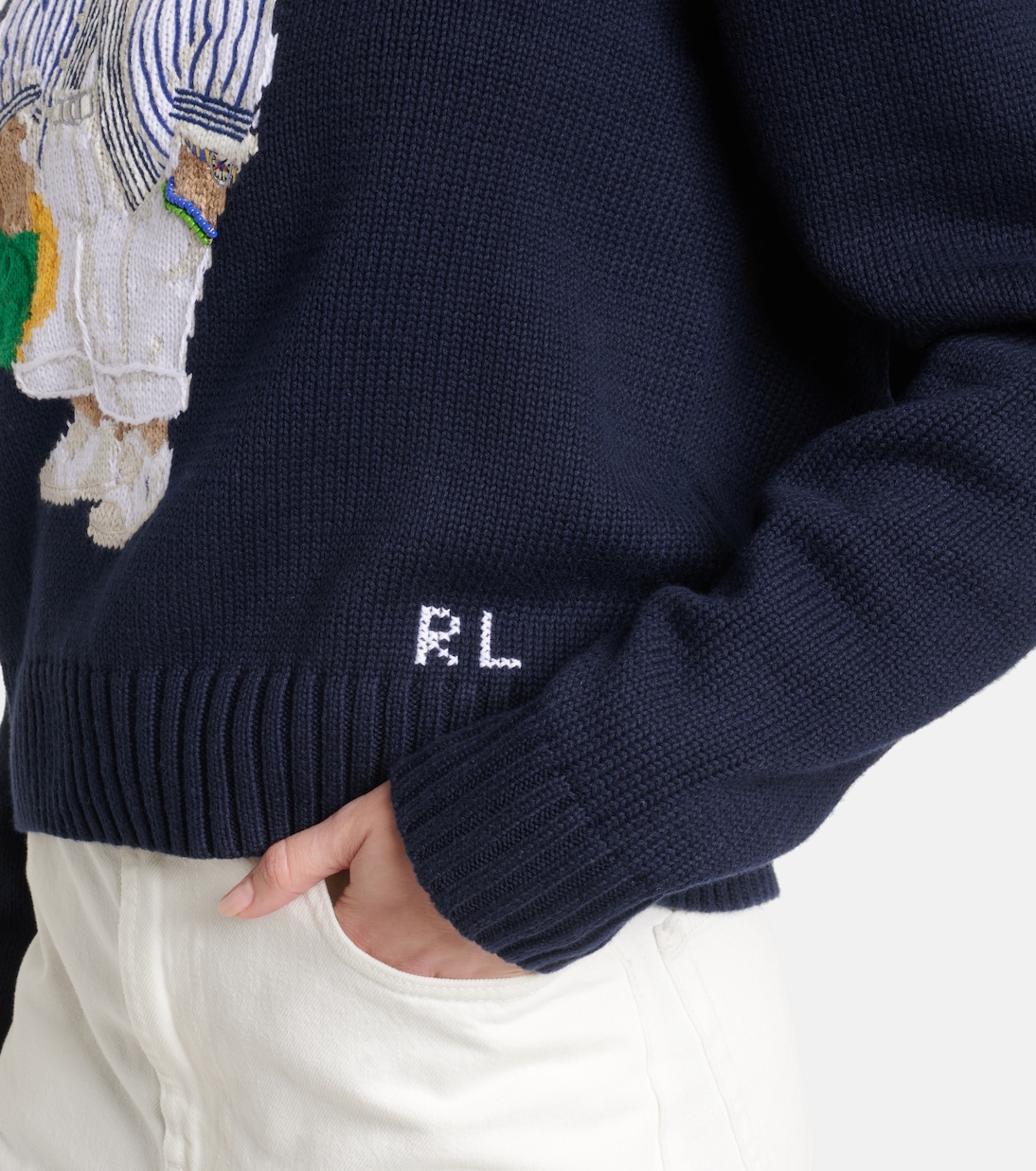 Jersey Polo Bear de algodón en intarsia | Polo Ralph Lauren