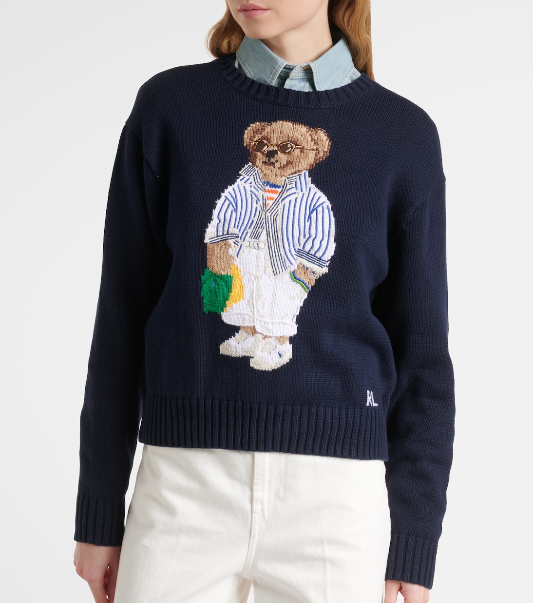 Jersey Polo Bear de algodón en intarsia | Polo Ralph Lauren