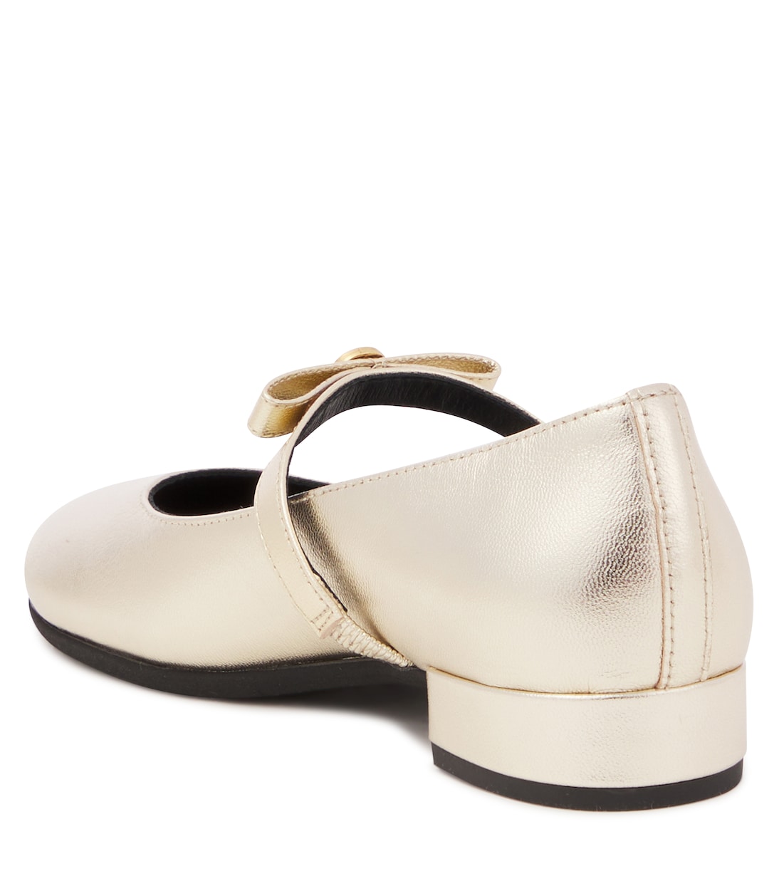 Leather ballet flats | Versace Kids