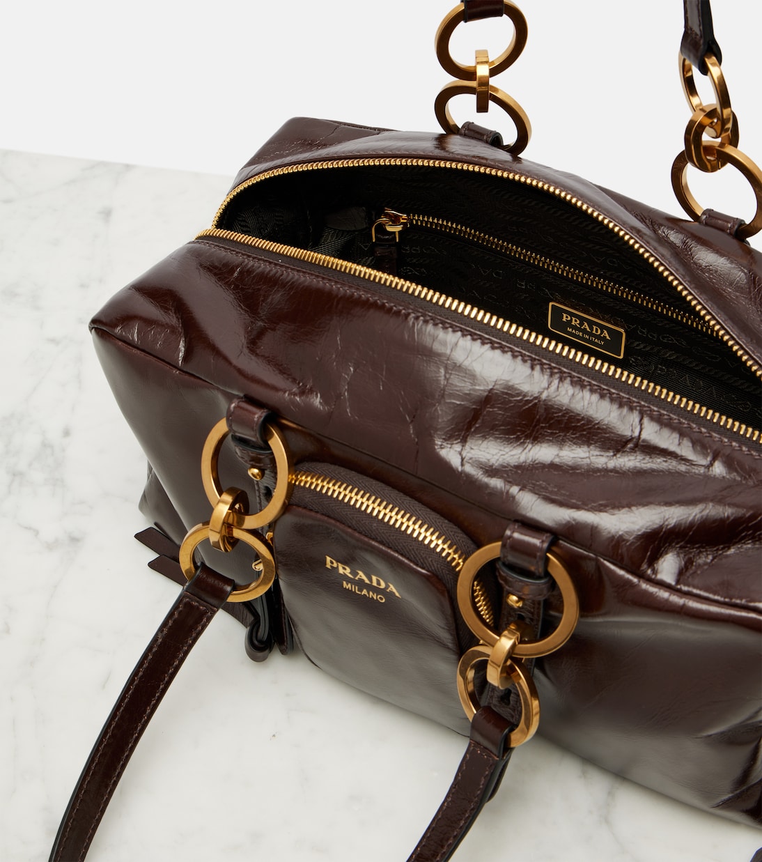 Prada Dangle Medium leather shoulder bag | Prada