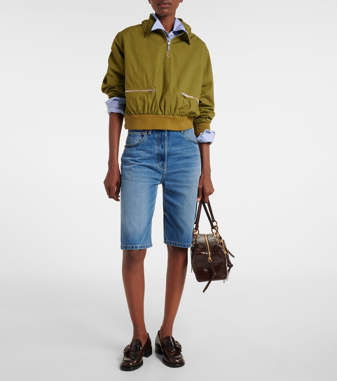 Prada Dangle Medium leather shoulder bag | Prada