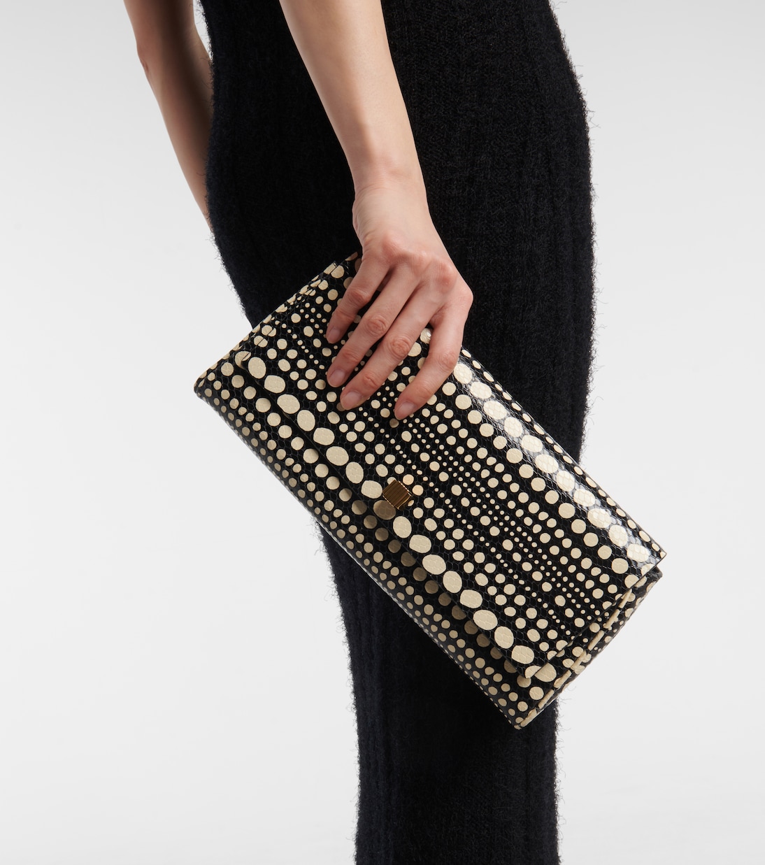 Pochette Audrey en cuir embossé | Khaite