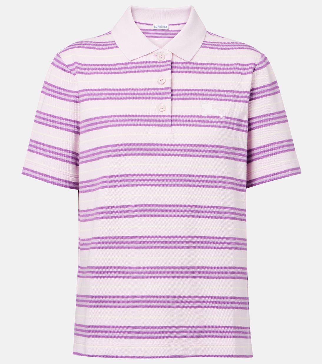 Icon Stripe cotton polo shirt | Burberry