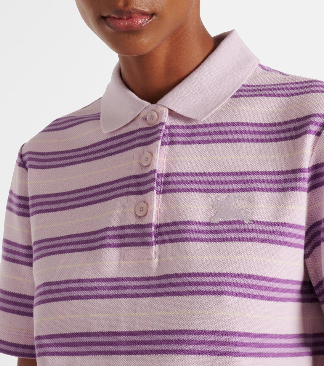 Icon Stripe cotton polo shirt | Burberry